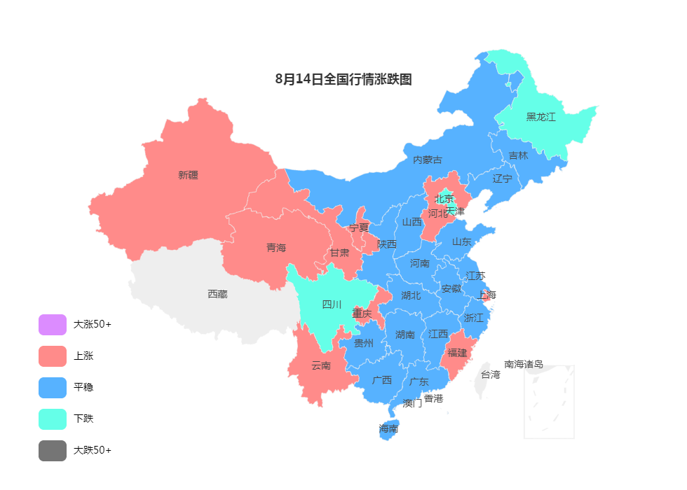2020年8月14日全國鋼材價(jià)格漲跌圖！鋼廠調(diào)價(jià) 以漲為主！27家鋼廠最新調(diào)價(jià)！